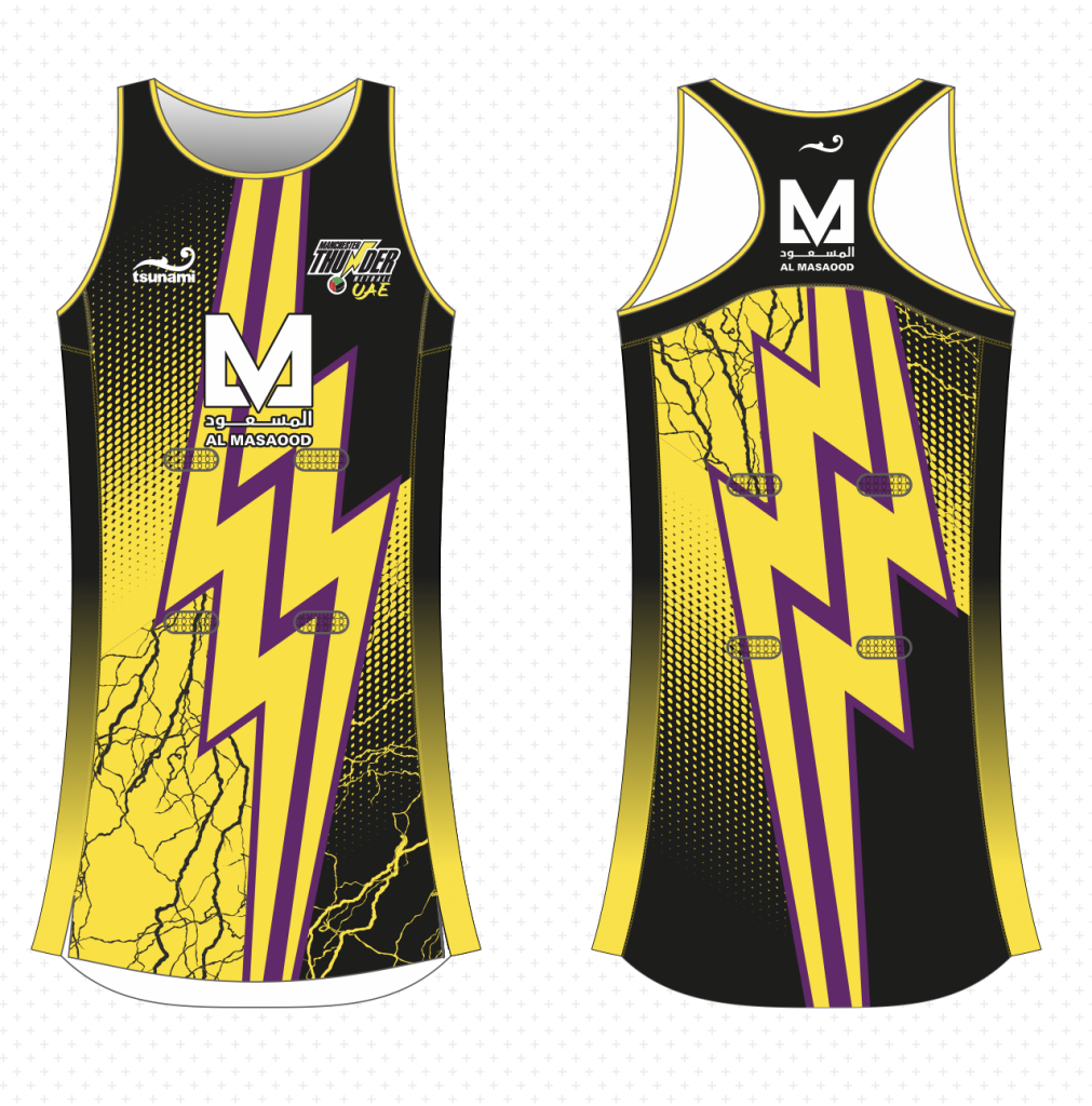 Thunder Netball UAE Kit